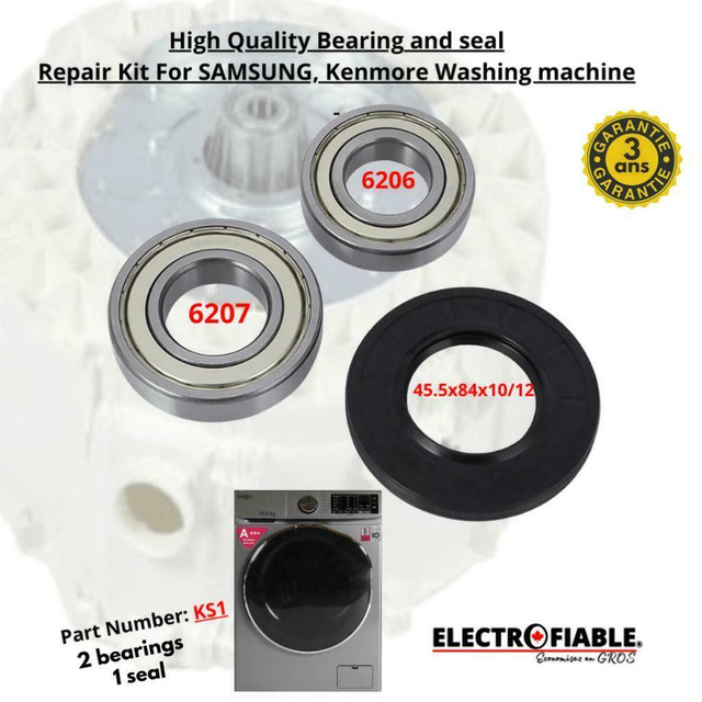 KS1 Bearing kit for SAMSUNG washer repair in Washers & Dryers