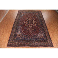 Rugsource One-of-a-Kind Hand-Knotted 10'11" X 16'3" Area Rug in Red