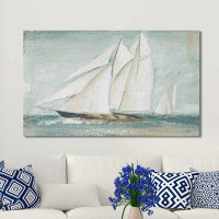 Made in Canada - Highland Dunes Cape Cod Sailboat - Wrapped Canvas Painting Print