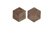Realstone Systems Hive Barnwood Tile 9.5x8.2 Comes in a Box, 10Pcs