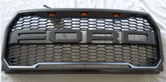 NEW FORD CHARCOAL 2015-2017 F-150 RAPORT STYLE GRILL 410157MCG in Auto Body Parts in Edmonton Area - Image 2