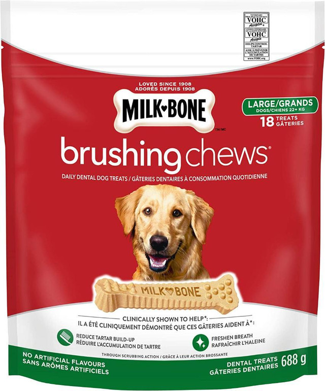 Milk-Bone Brushing Chews Large Dog Dental Dog in Accessories