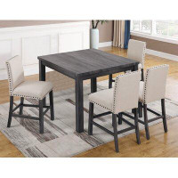 Gracie Oaks Ralston 4 - Person Counter Height Dining Set