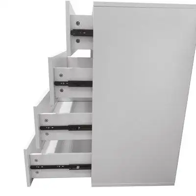 Latitude Run® White Modular Closet System and Organizer