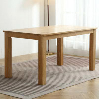 Loon Peak Solid wood dining table rectangular white oak