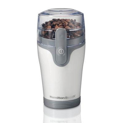 Hamilton Beach Hamilton Beach Fresh Grind Coffee and Spice Grinder, White with Grey Accents, 80420G in Coffee Makers