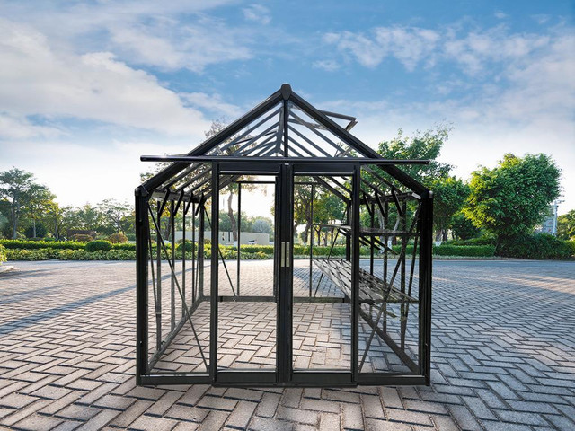 NEW LUXURY ALUMINUM FRAMED TEMPERED GLASS GREENHOUSE in Other in Alberta - Image 2