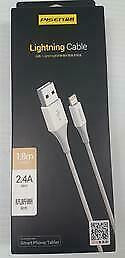 PISEN LIGHTNING CALBE 1.8 METER LENGTH 2.4A MAX FOR IPHONE 5 TO IPHONE 11 - NEW $12.99