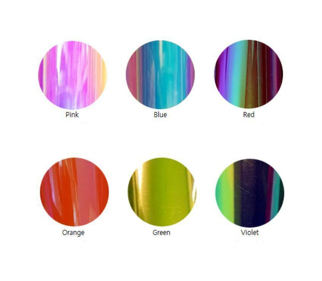 New Chameleon 20x3ft BDF Heat Transfer Vinyl 6 colors in Hobbies & Crafts - Image 3