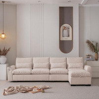 Hokku Designs Doheny 114.5" Upholstered Sofa