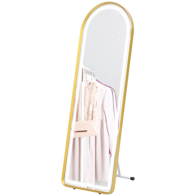 Full Length Mirror 19.7" x 19.7" x 58.3" Gold in Home Décor & Accents - Image 2