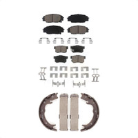 Front Rear Ceramic Brake Pads And Parking Shoes Kit For 2000-2006 Honda S2000 KCN-100085
