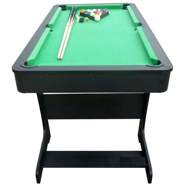 NEW 6 FT FOLDING POOL TABLE & ACCESSORIES 72FPT in Other in Regina - Image 2