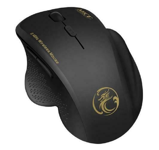 iMICE Ergonomic 2.4Ghz Wireless Mouse Up to 1600 DPI Computer PC / Mac Optical Mouse With USB Receiver in Mice, Keyboards & Webcams - Image 3