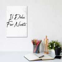 East Urban Home Il Dolce Far Niente - Wrapped Canvas Print