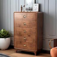 LORENZO New Chinese bucket cabinet all solid wood living room bedroom storage chest of drawers locker
