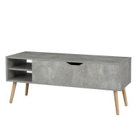George Oliver Storage Coffee Table with Hidden Compartment and Adjustable Storage Shelf