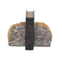 CosmoLiving by Cosmopolitan Rustic Domed Rock Bookends