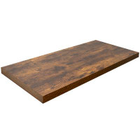 Vivo VIVO Rustic Vintage Brown 51"x25" Faux 2.25" Table Top for Standing Desk Frames