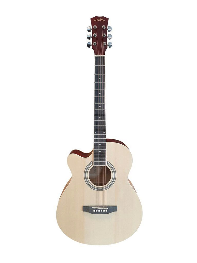 Left handed Acoustic Guitar for Beginners Adults Students 40 inch Full size Natural SPS374LF Free Shippin in Guitars