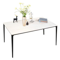 Ivy Bronx Faux Marble Dining Table, Stylish Style Dining Table, Dining Table