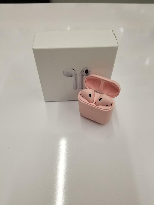After Market Pink Airpods 1 YEAR WARRANTY in Cell Phone Accessories - Image 2