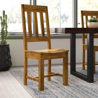 Millwood Pines Harley Solid Wood Dining Chair in Natural