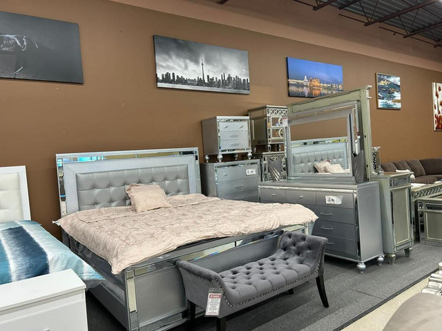 BED AND BEDROOM SET FOR SALE WINDSOR!! in Beds & Mattresses in Ontario