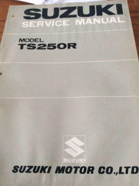 1971 Suzuki TS250 TS250R OEM Factory Service Manual