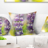 Made in Canada - East Urban Home Beautiful Lupin Flower Pillow