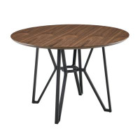 Foundry Select Marella 45" Round Dining Table With Metal Legs For Kitchen Living Room Coffee Table Bristro Table For Caf