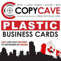 PLASTIC BUSINESS CARDS - BEST PRICES - Opaque, Frosted Semi-Transparent, or Clear