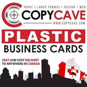PLASTIC BUSINESS CARDS - BEST PRICES - Opaque, Frosted Semi-Transparent, or Clear Canada Preview