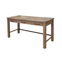 Benjara Umey Solid Wood Desk
