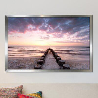 Picture Perfect International "Sunset Waters" Framed Photographic Print