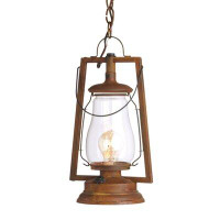 Millwood Pines Krieg 1 -Bulb 15" H Outdoor Hanging Lantern