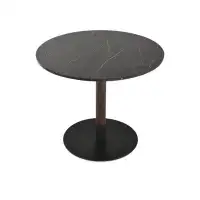 sohoConcept Tango Black Marble Dining Table In Black