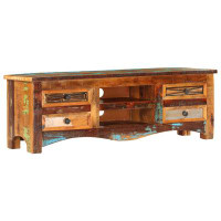 Loon Peak Paignt Solid Wood TV Stand for TVs up to 50"