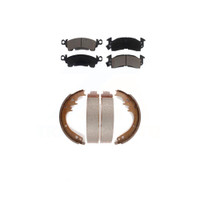 Front and Rear Brake Pads Kit by Transit Auto KCN-100320