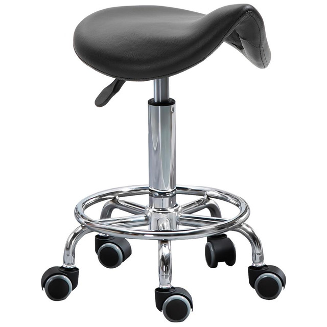 Saddle Stool 14.25" x 14.75" x 26" Black in Health & Special Needs - Image 2