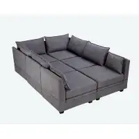 Latitude Run® Modern Large U-Shape Modular Sectional Sofa, Convertible Sofa Bed With Reversible Chaise For Living Room,