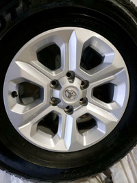 BRAND NEW TAKE OFF  TOYOTA  4 RUNNER   ALLOY WHEELS WITH HIGH      PERFORMANCE 265 / 70 / 17 ALL SEASONS WITH SENSORS