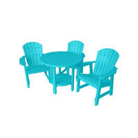 Rosecliff Heights Kumra Round 3 - Person 35.5'' Long Dining Set