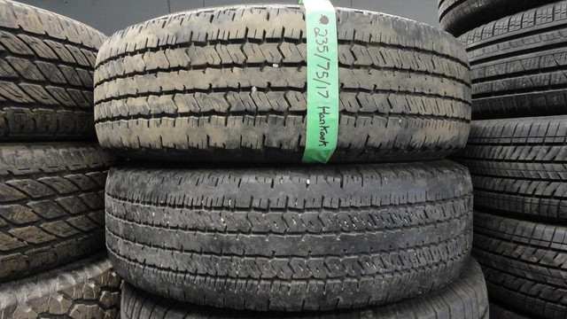 235 75 17 2 Hankook Dynapro Used A/S Tires With 75% Tread Left in Tires & Rims in Barrie