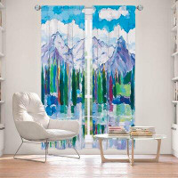 East Urban Home Lined Window Curtains 2-Panel Set For Window From East Urban Home By Hooshang Khorasani - Scenic Sentrie