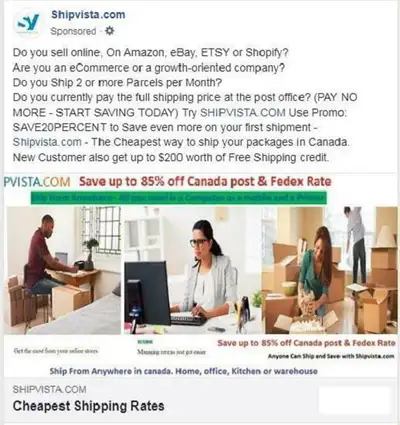 ShipVista Express is an online marketplace that provides eCommerce and other Internet start ups, Sma...