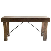 Millwood Pines Francis Reclaimed Pine Counter Table