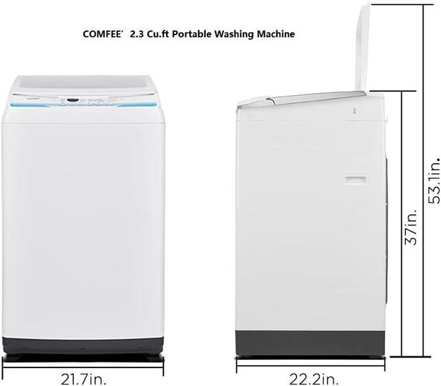 Promotion sale!  Midea comfee High-end Fully Automatic Portable Washer (Laveuse portative) From $290 in Washers & Dryers in Greater Montréal - Image 3