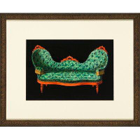 Wendover Art Group Vintage Green Couch - Picture Frame Graphic Art