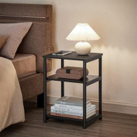 Ebern Designs Compact Modern End Table - Stylish Storage Solution For Small Spaces